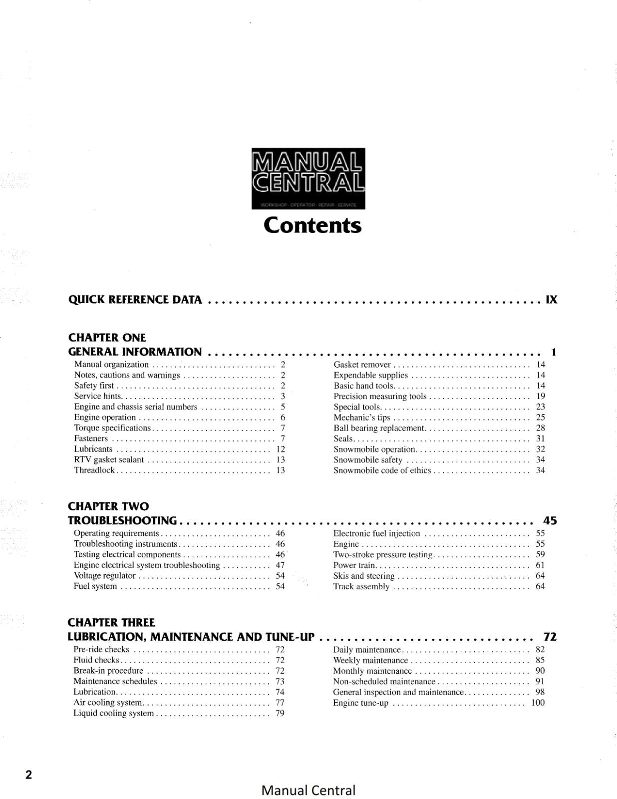 ARCTIC CAT SNOWMOBILE Z 400 ZL 440  SERVICE WORKSHOP REPAIR MANUAL 90 - 98