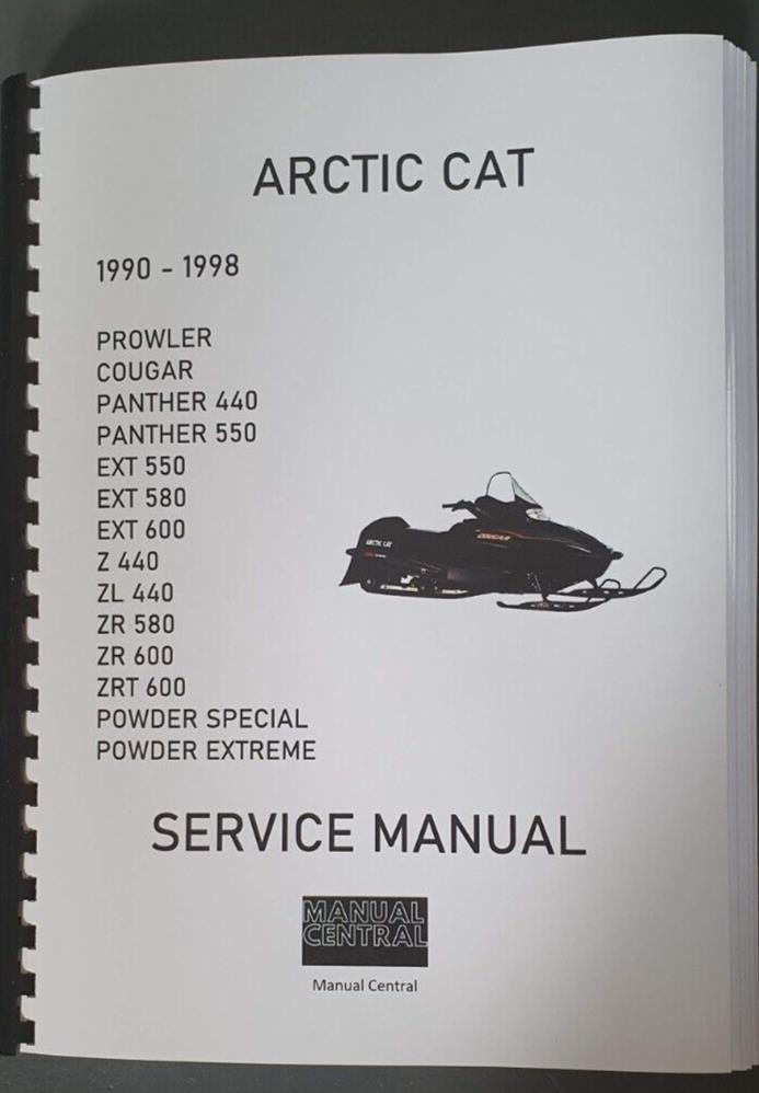 ARCTIC CAT SNOWMOBILE POWDER SPECIAL  SERVICE WORKSHOP REPAIR MANUAL 90 - 98