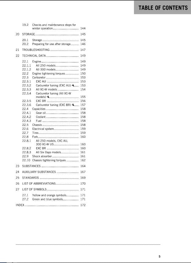 KTM 2018 - 250 300 EXC XC-W SIX DAYS - OWNERS MANUAL REPRINTED