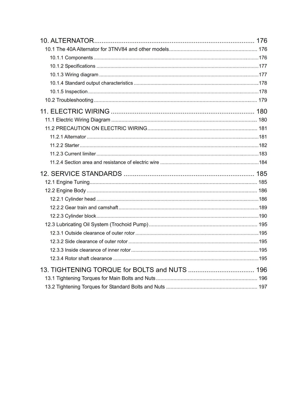 YANMAR 3TNV 4TNV SERIES SERVICE WORKSHOP REPAIR MANUAL REPRINTED