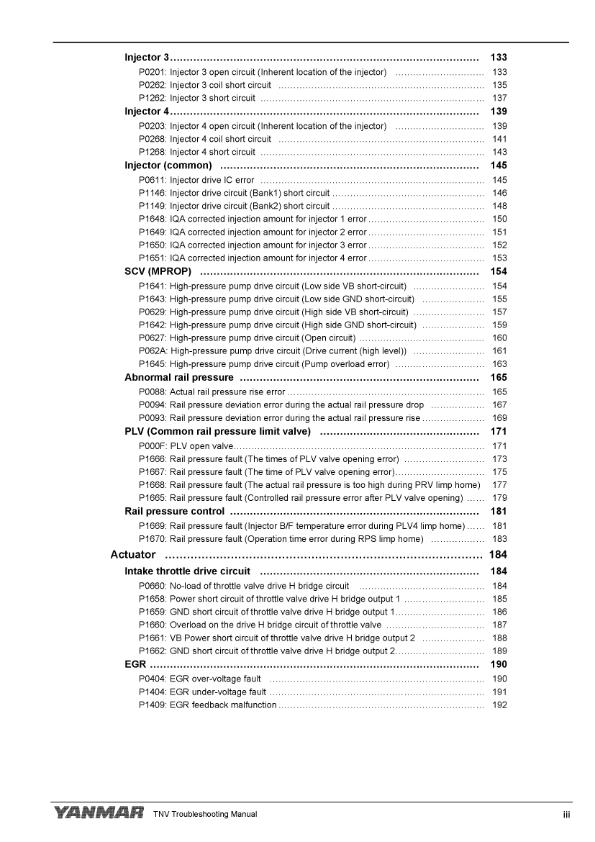 YANMAR 4TNV98C 4TNV98CT TROUBLESHOOTING MANUAL REPRINTED