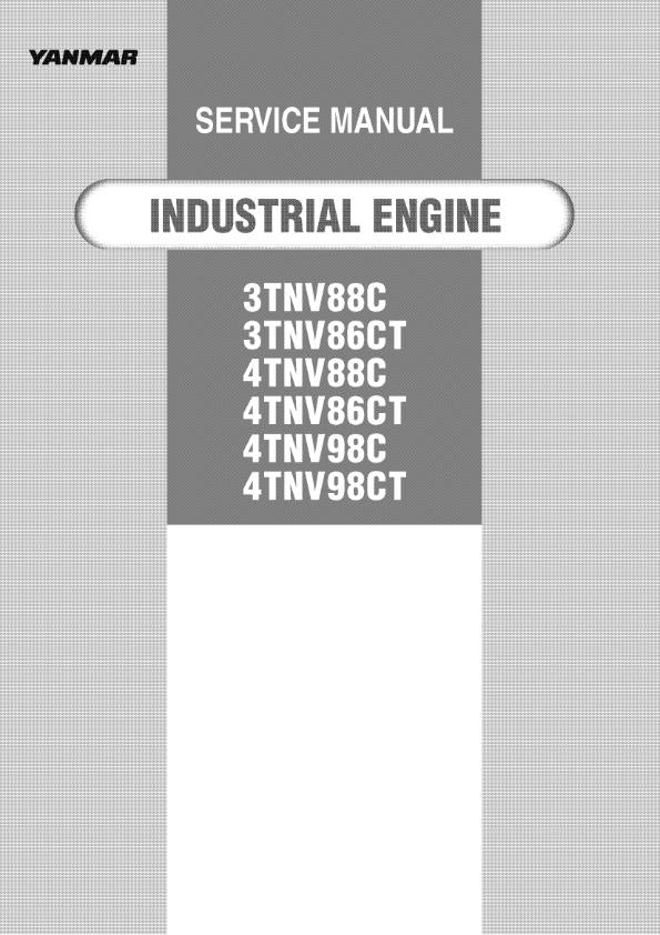 YANMAR 4TNV98C 4TNV98CT SERVICE WORKSHOP REPAIR MANUAL REPRINTED