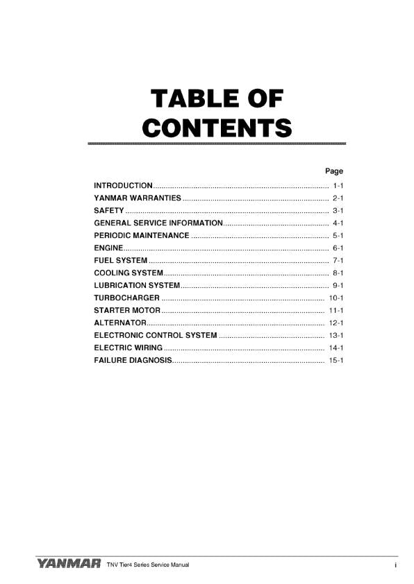YANMAR 4TNV98C 4TNV98CT SERVICE WORKSHOP REPAIR MANUAL REPRINTED