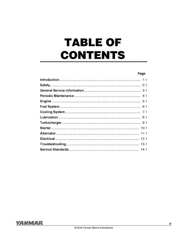YANMAR MARINE ENGINES 6CX530 SERVICE WORKSHOP REPAIR MANUAL REPRINTED