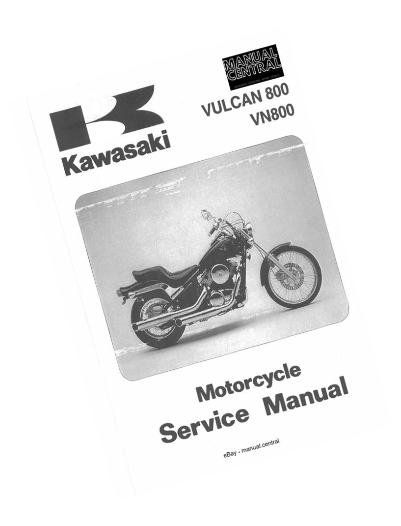 KAWASAKI MOTORCYCLE VULCAN 800 VN800 SERVICE MANUAL 96 - 02 REPRINTED COMB BOUND