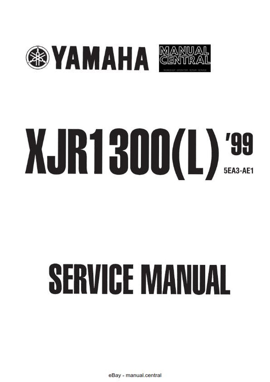 YAMAHA XJR1300 1999 TO 2004 SERVICE MANUAL REPRINTED COMB BOUND