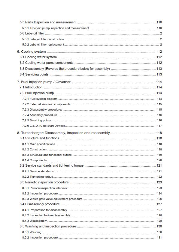 YANMAR 3TNV 4TNV SERIES SERVICE WORKSHOP REPAIR MANUAL REPRINTED 2004 REVISION