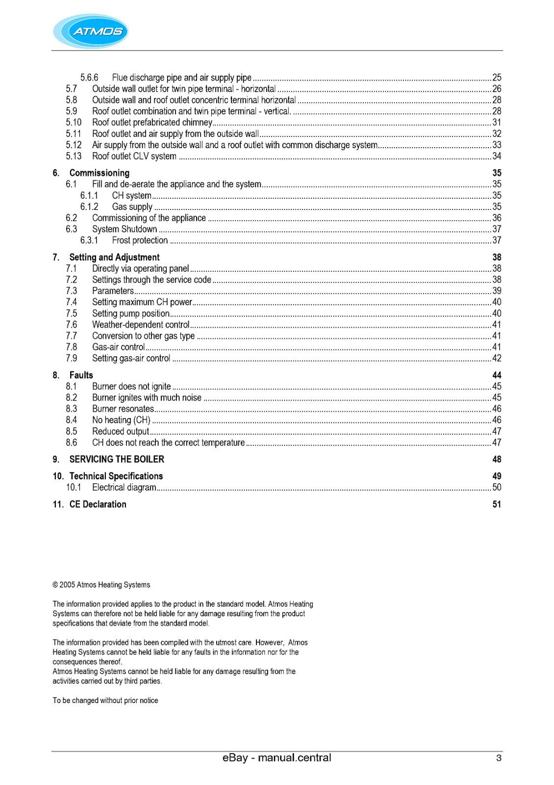 ATMOS HE26 INSTALLATION MANUAL REPRINTED