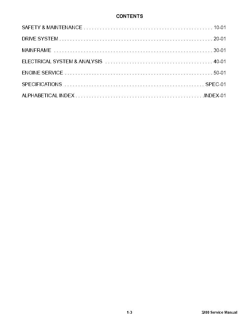 BOBCAT 3200 UTILITY VEHICLE SERVICE WORKSHOP REPAIR MANUAL REPRINTED COMB BOUND