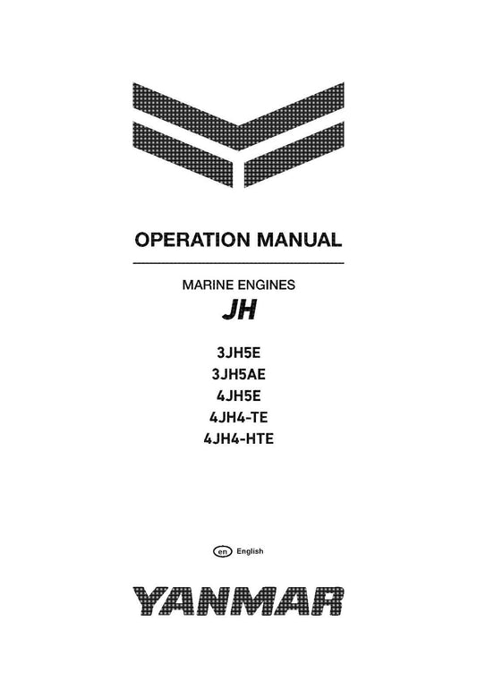 YANMAR 3JH5E 3JH5AE 4JH5E 4JH4-TE 4JH4-HTE OPERATION MANUAL 2019 6TH EDITION