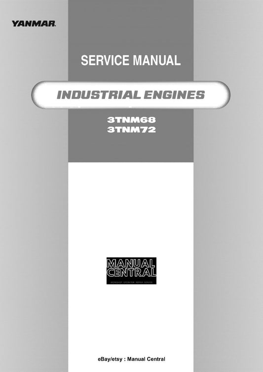 YANMAR 3TNM68 3TNM72 WORKSHOP SERVICE REPAIR MANUAL 2008 REPRINTED