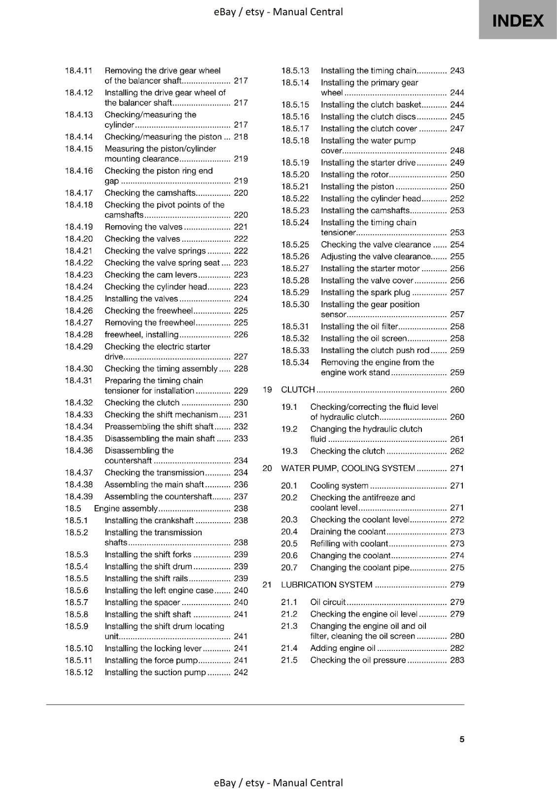 HUSQVARNA FE 350 350S ROCKSTAR 2022 REPAIR WORKSHOP SERVICE MANUAL REPRINTED