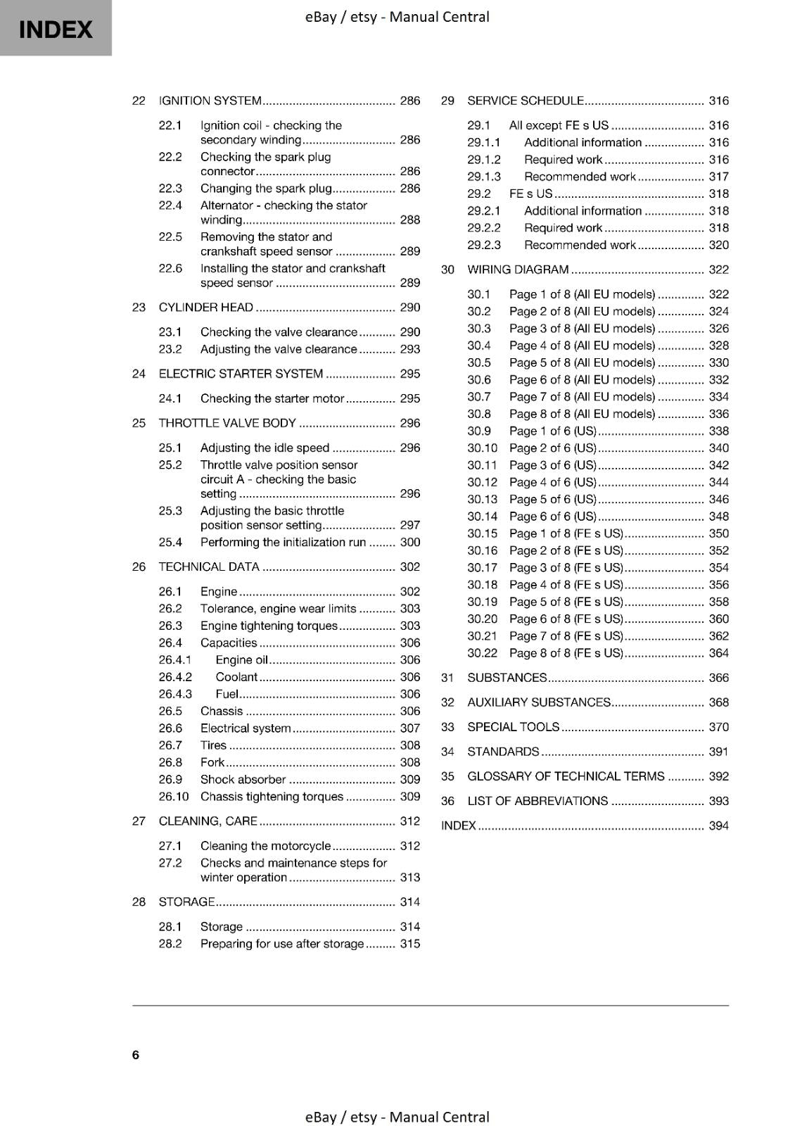 HUSQVARNA FE 350 350S ROCKSTAR 2022 REPAIR WORKSHOP SERVICE MANUAL REPRINTED