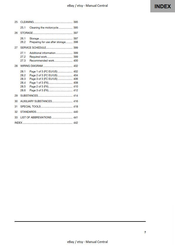HUSQVARNA FC FX 350 2022 REPAIR WORKSHOP SERVICE MANUAL REPRINTED