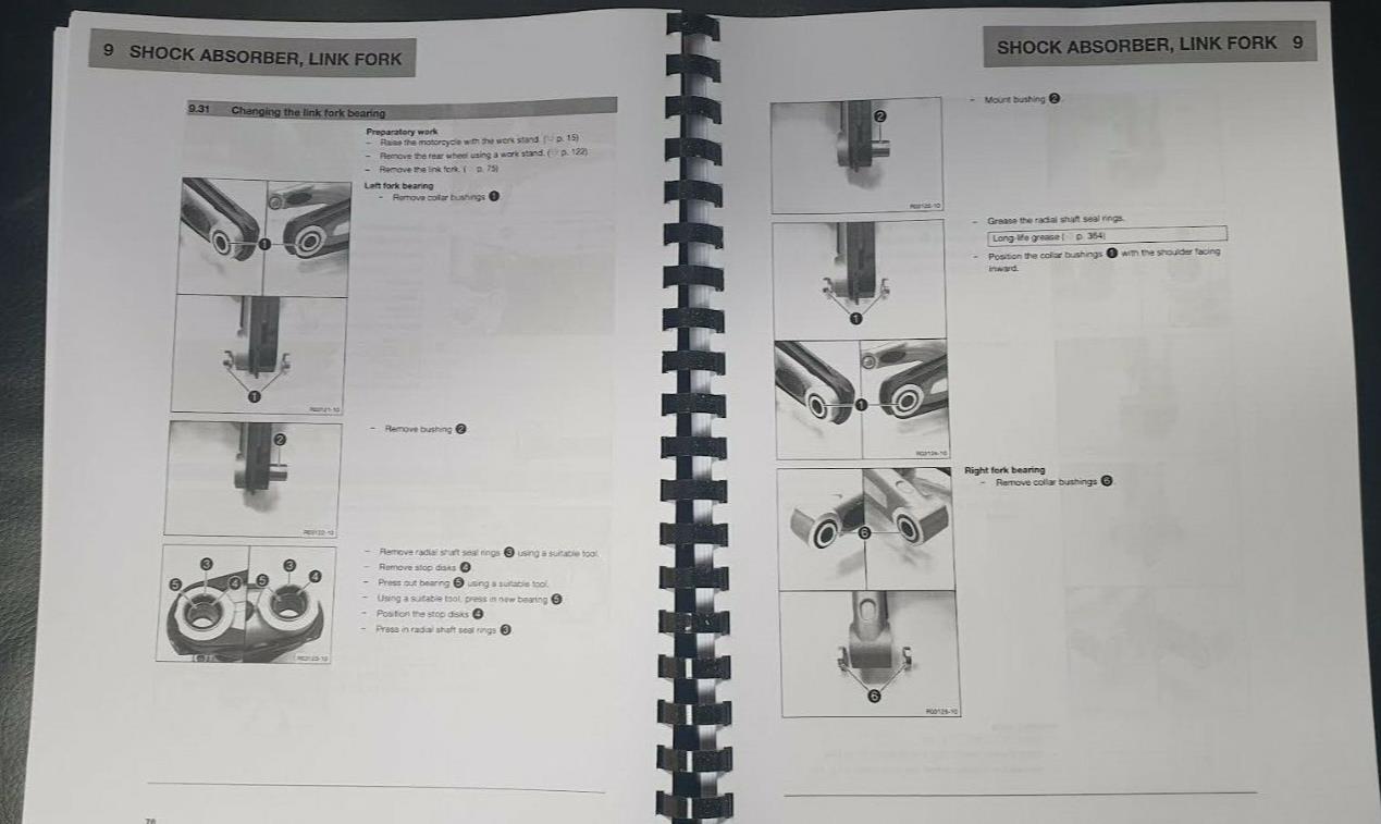 HUSQVARNA 701 SUPERMOTO USA 2022 REPAIR WORKSHOP SERVICE MANUAL REPRINTED