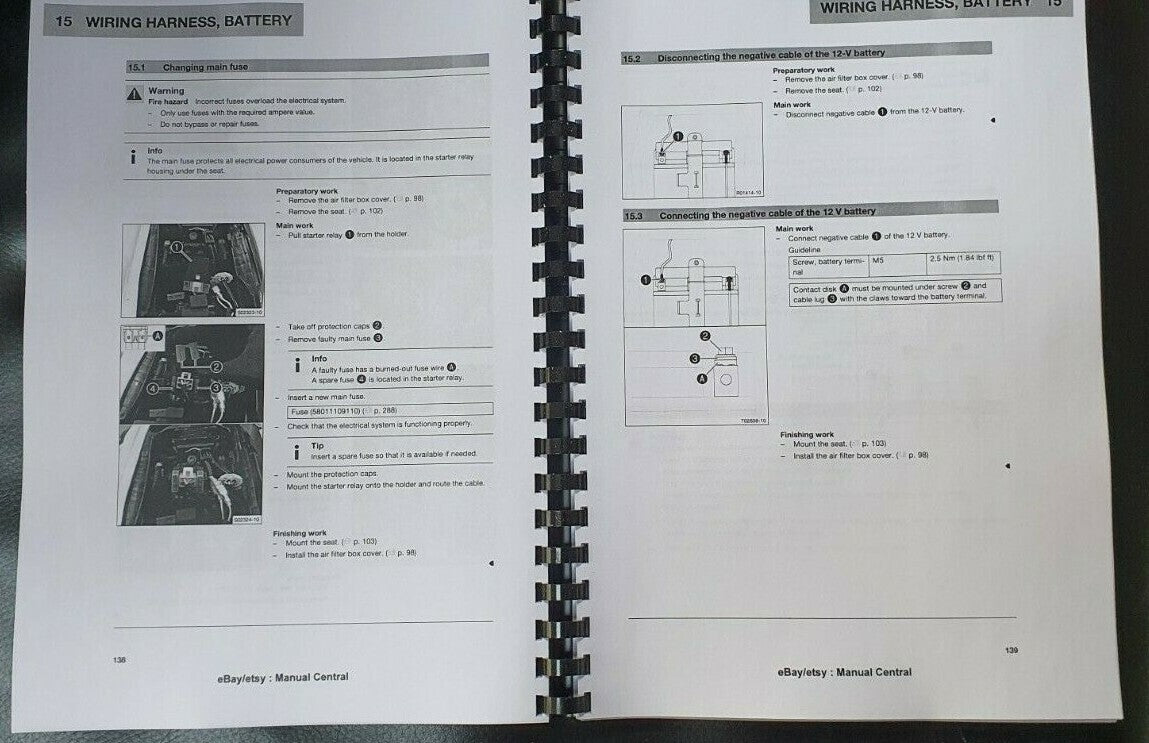 HUSQVARNA FS 450 2022 EDITION REPAIR WORKSHOP SERVICE MANUAL REPRINTED