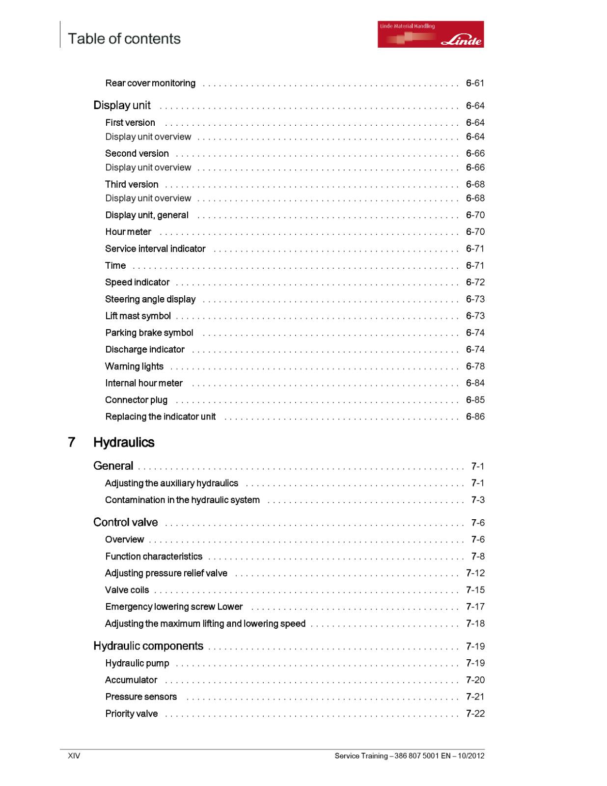 LINDE E12 E14 E15 E16 E16P E18 E18P E20 E20P FORKLIFT SERIES 386 SERVICE MANUAL