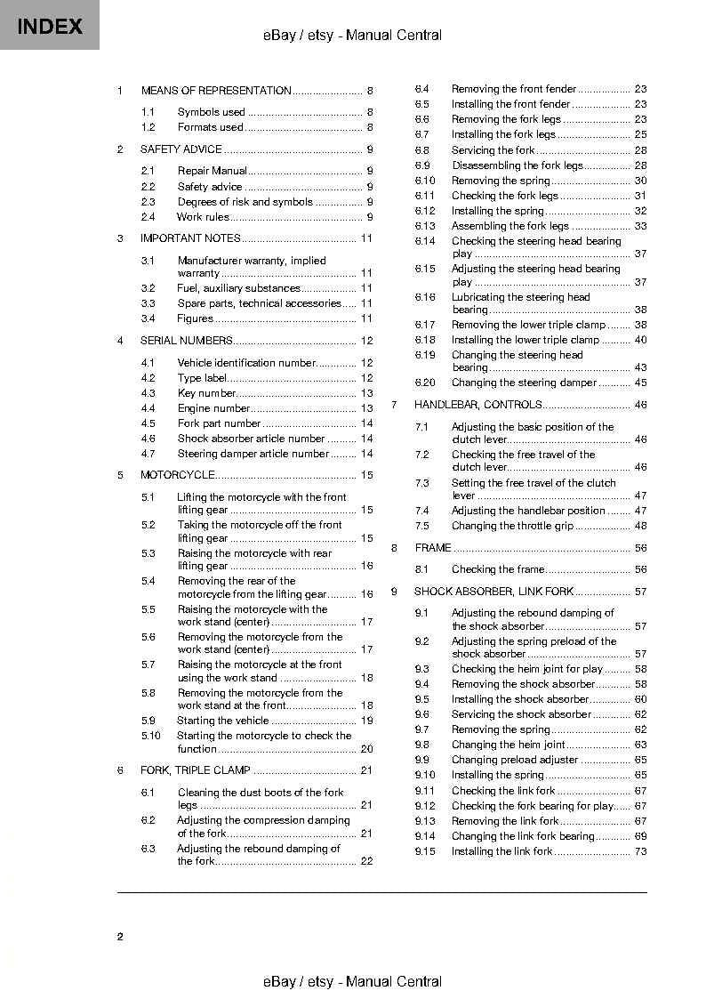 HUSQVARNA NORDEN 901 2022 EDITION REPAIR WORKSHOP SERVICE MANUAL REPRINTED