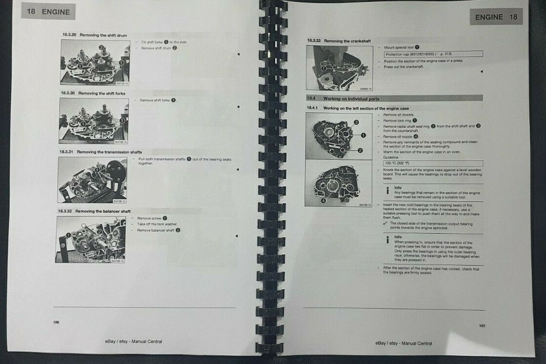 HUSQVARNA SVARTPILEN 125 2022 EDITION REPAIR WORKSHOP SERVICE MANUAL REPRINTED