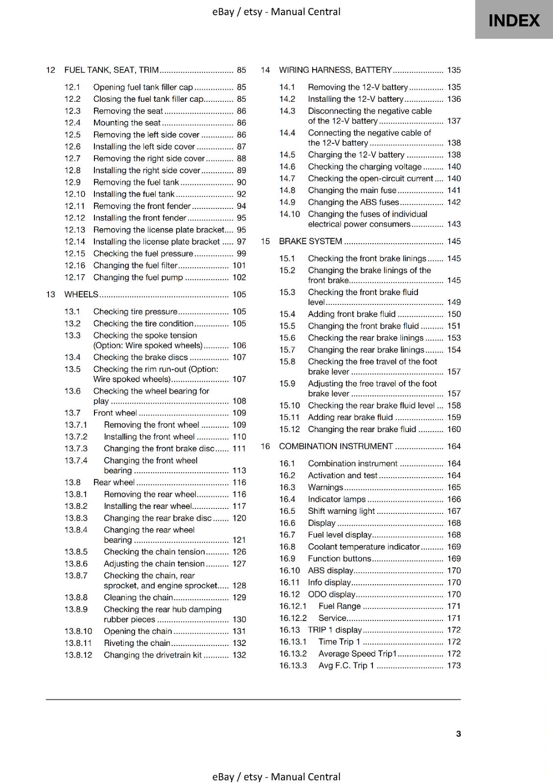 HUSQVARNA VITPILEN 401 2022 EDITION REPAIR WORKSHOP SERVICE MANUAL REPRINTED