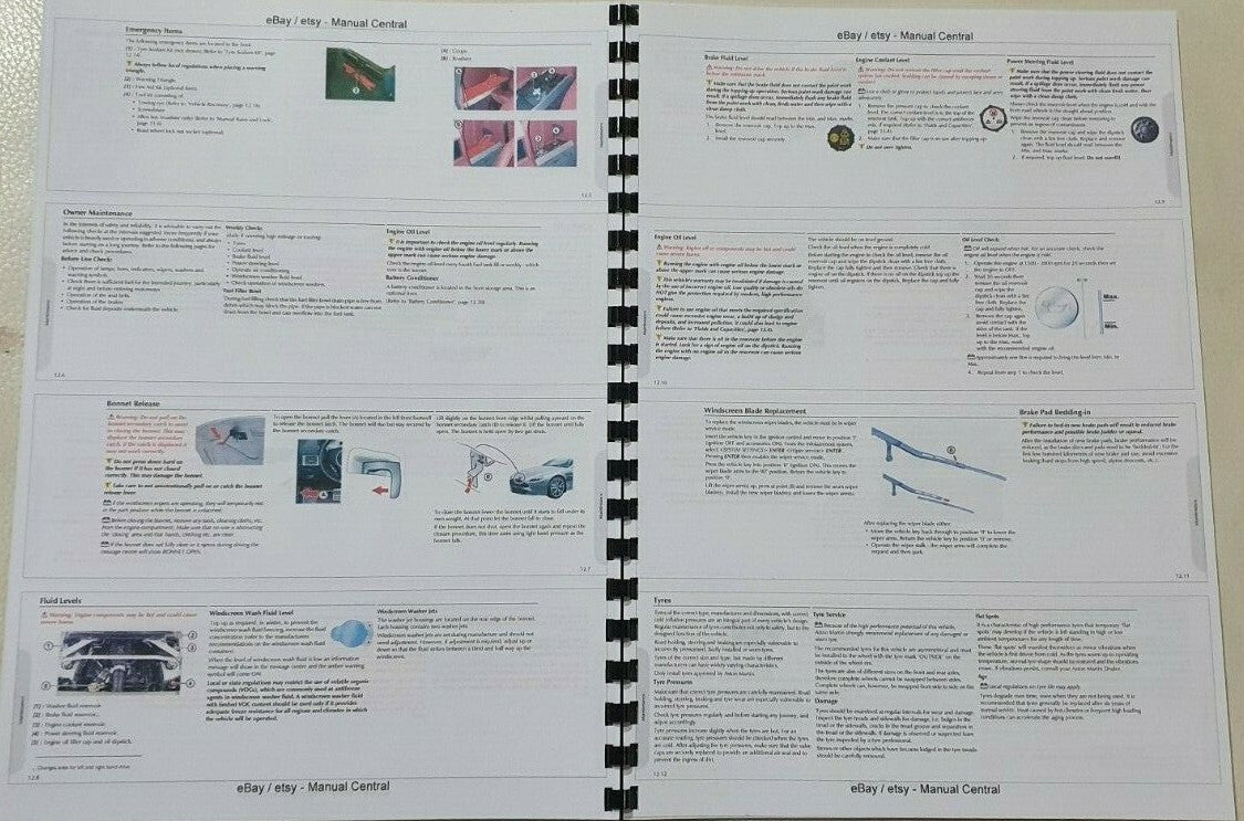 ASTON MARTIN V8 VANTAGE  & S USER GUIDE OWNERS MANUAL REPRINT A4 COMB BOUND