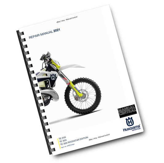 HUSQVARNA TE 250i 300i ROCKSTAR 2021 EDITION WORKSHOP SERVICE MANUAL REPRINTED
