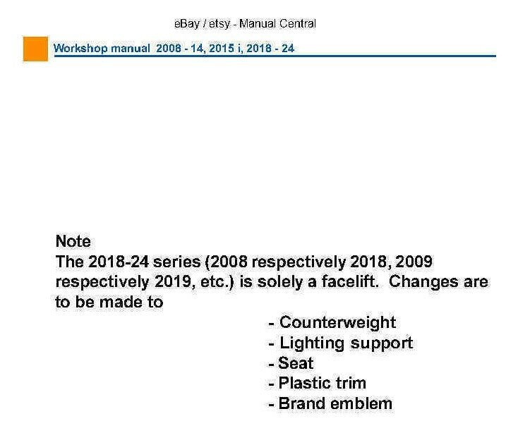 STILL R20 15 16 18 20 ELECTRIC FORK TRUCK WORKSHOP MANUAL REPRINTED COMB BOUND