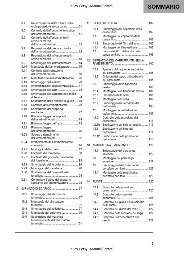 ITALIAN - HUSQVARNA 2022 - TE 250i 300i ROCKSTAR - MANUALE DI RIPARAZIONE