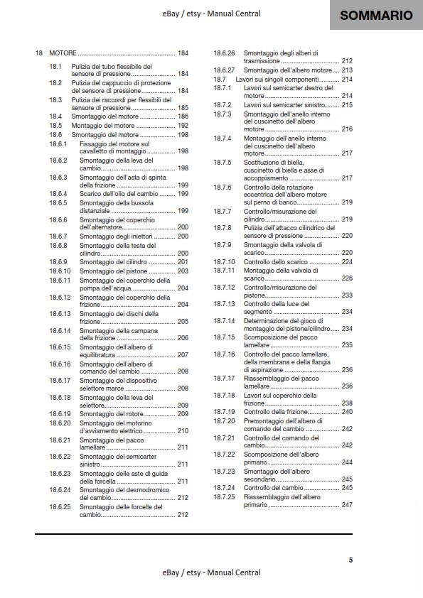 ITALIAN - HUSQVARNA 2022 - TE 250i 300i ROCKSTAR - MANUALE DI RIPARAZIONE