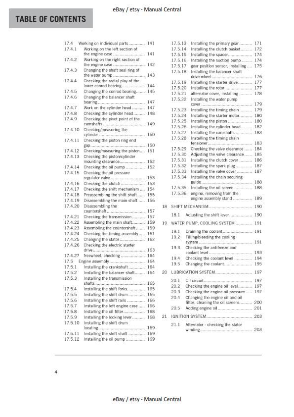 KTM 2016 390 DUKE WORKSHOP REPAIR SERVICE MANUAL REPRINTED