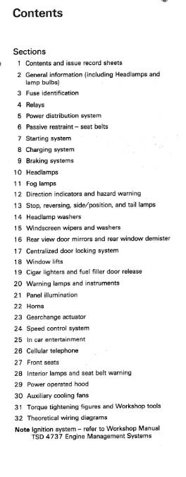 BENTLEY EIGHT MULSANNE S TURBO R CONTINENTAL ELECTRICAL WORKSHOP 87-88 TSD4701