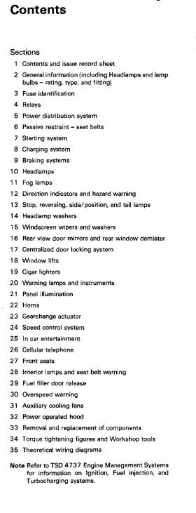 ROLLS ROYCE SILVER SPIRIT SPUR CORNICHE II ELECTRICAL SUPPLEMENT 1989 TSD4848