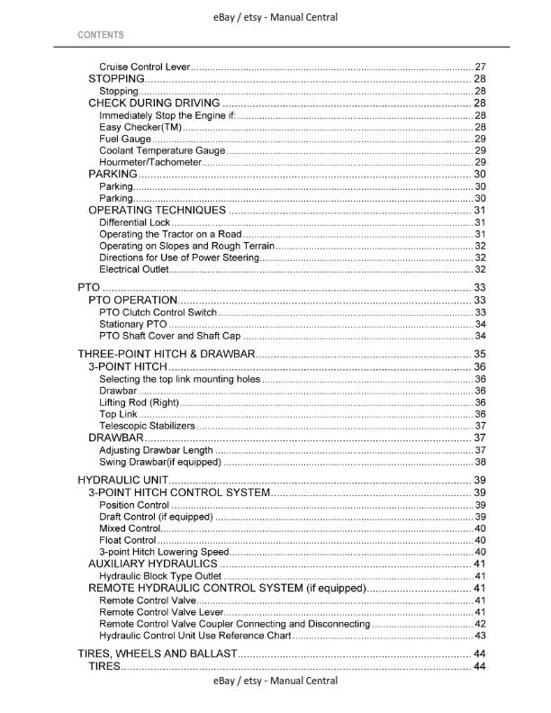 KUBOTA TRACTOR L4600 HST 2WD 4WD OPERATOR MANUAL PRINTED 2012 EDITION