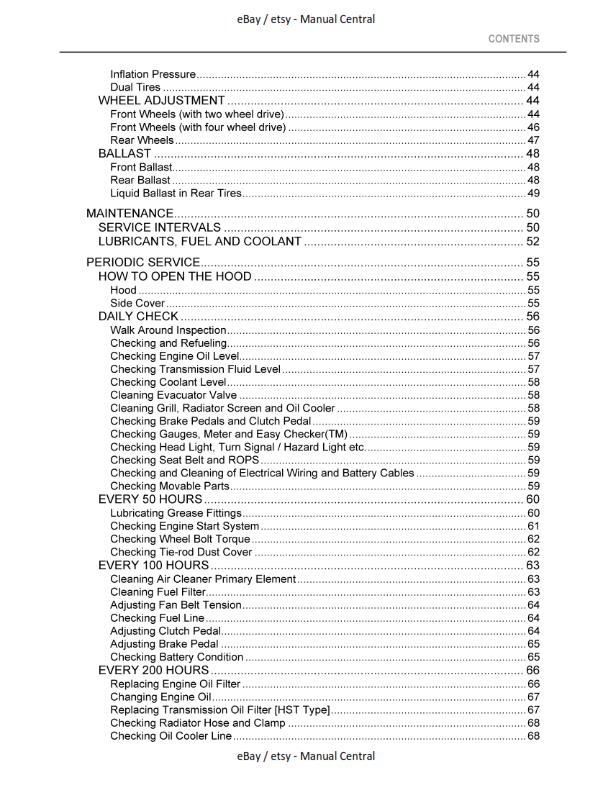 KUBOTA TRACTOR L4600 HST 2WD 4WD OPERATOR MANUAL PRINTED 2012 EDITION
