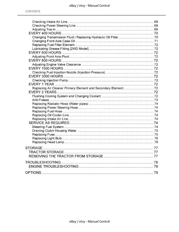 KUBOTA TRACTOR L4600 HST 2WD 4WD OPERATOR MANUAL PRINTED 2012 EDITION