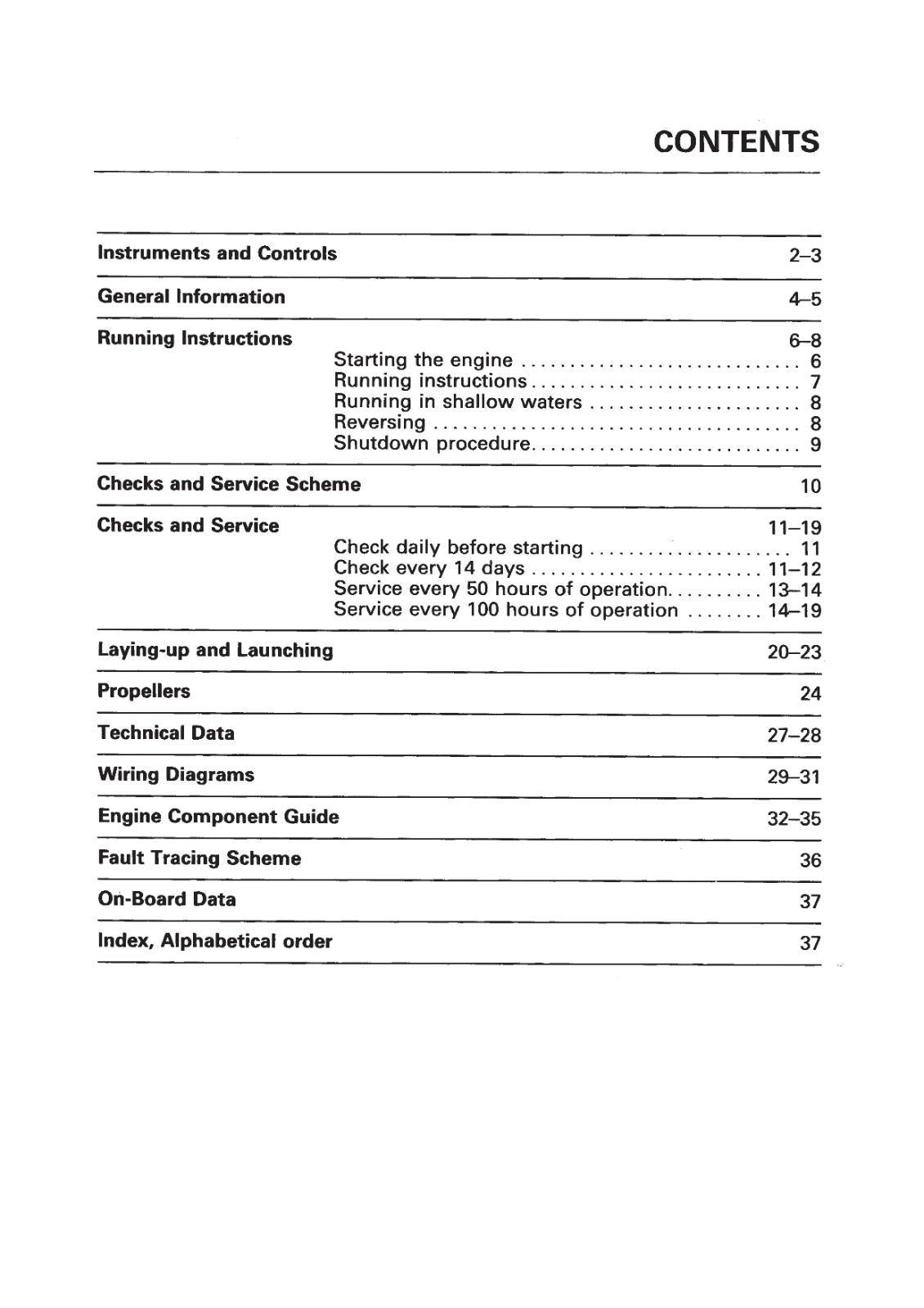 VOLVO PENTA AQ175 AQ200 AQ225 AQ260 AQ271 AQ290 AQ311 DRIVES 275 290 OPERATOR