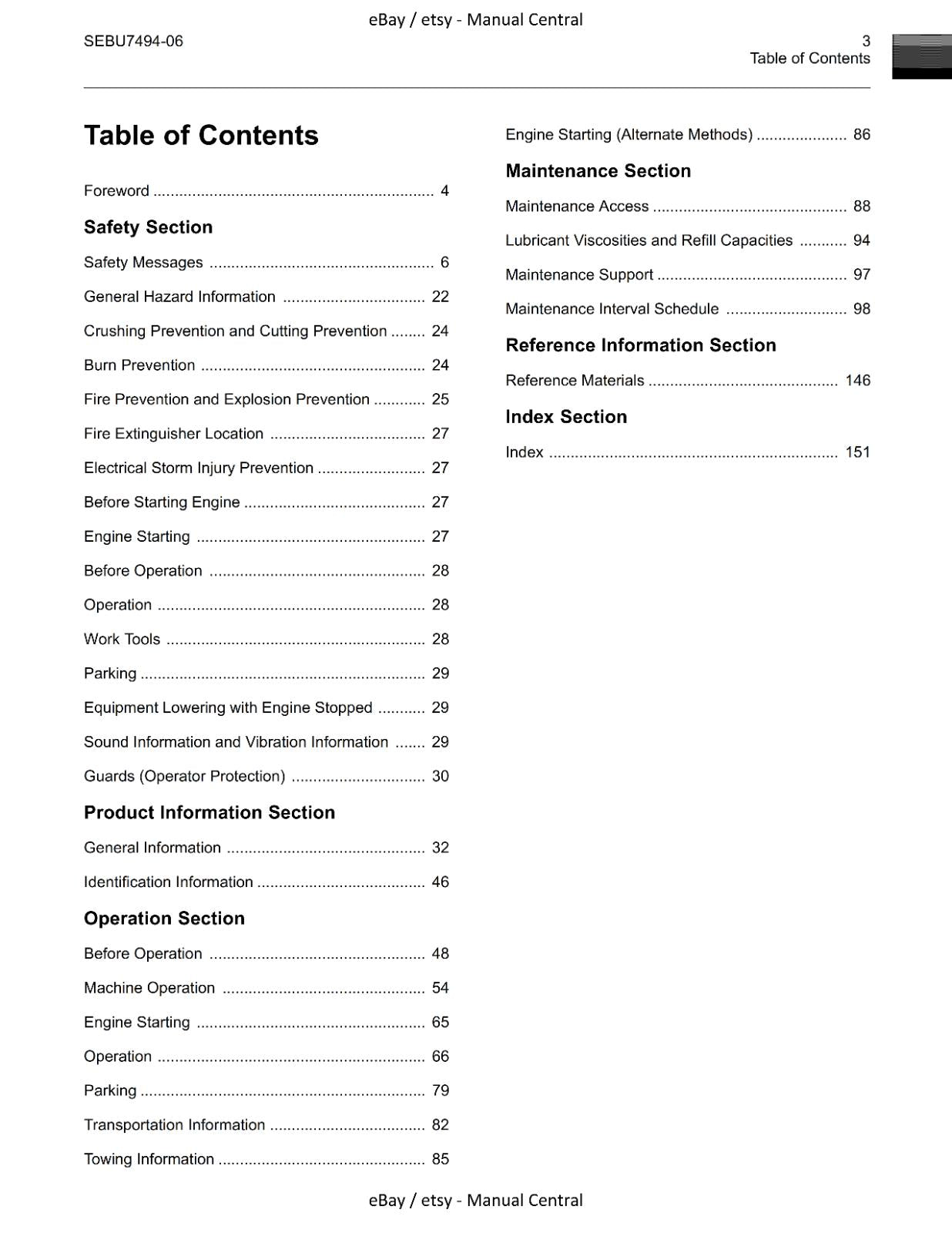 CATERPILLAR MULTI TERRAIN 247 257 67 277 287 OPERATION MAINTENANCE MANUAL
