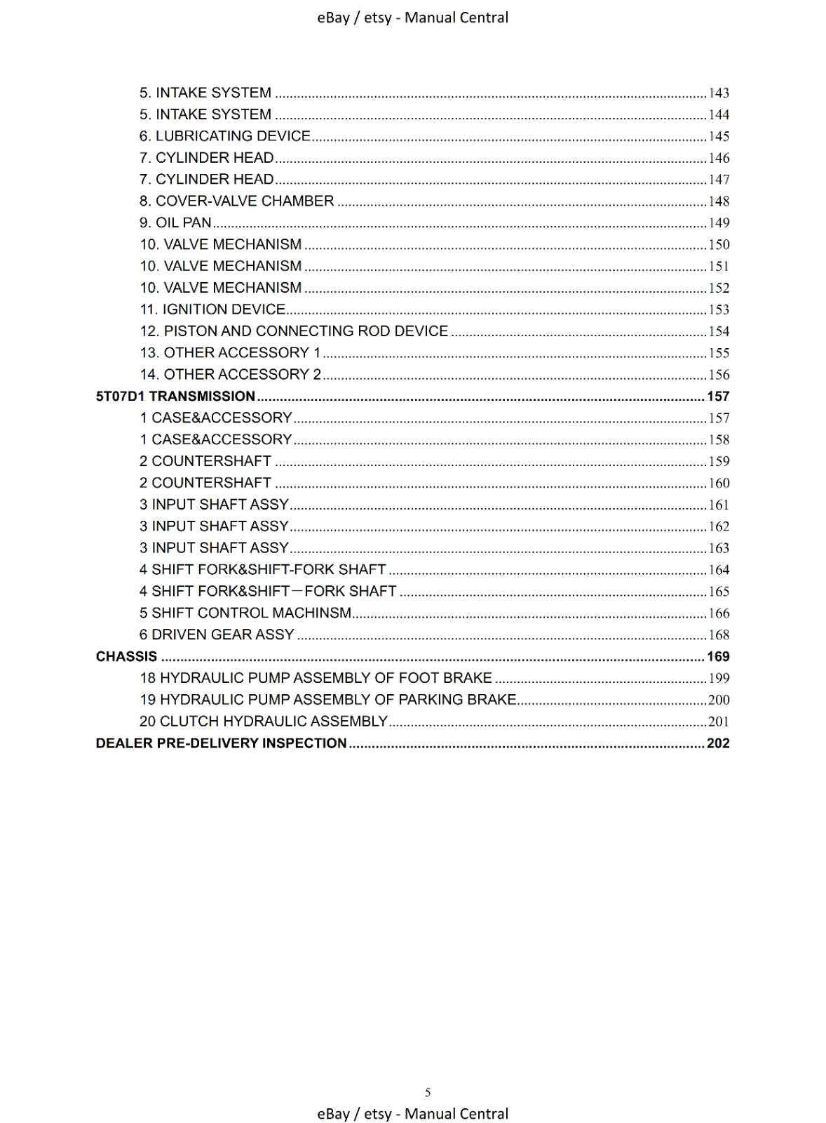 JOYNER TROOPER T2 T4 OWNER SERVICE PARTS MANUAL 2008 REPRINTED