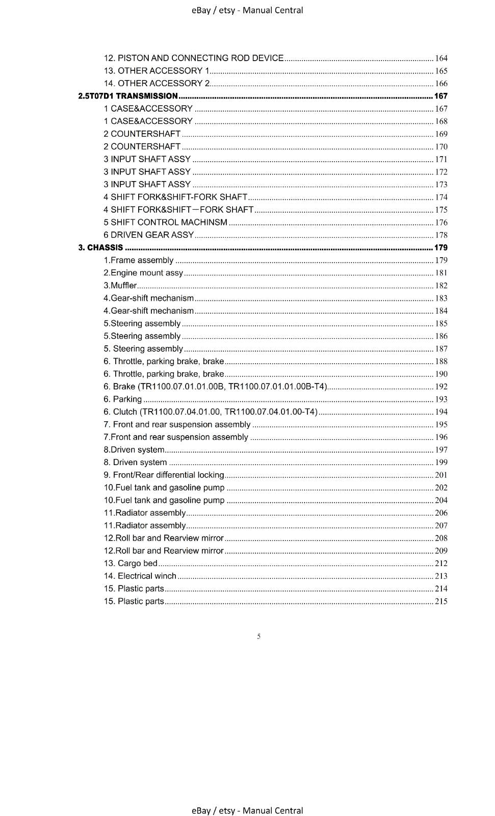 JOYNER TROOPER T2 T4 OWNER SERVICE PARTS MANUAL 2009 REPRINTED
