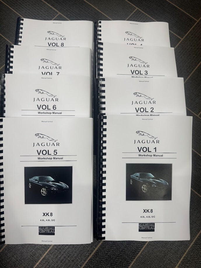 JAGUAR X100 XK8 WORKSHOP SERVICE MANUAL 1997-2003 COMB BOUND