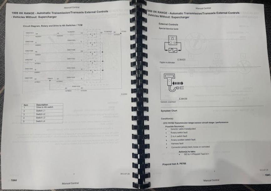 JAGUAR X100 XK8 WORKSHOP SERVICE MANUAL 1997-2003 COMB BOUND