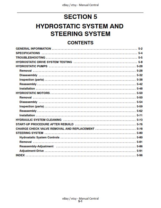 NEW HOLLAND SKID STEER LOADER L565 LX565 LX665 WORKSHOP SERVICE MANUAL REPRINTED