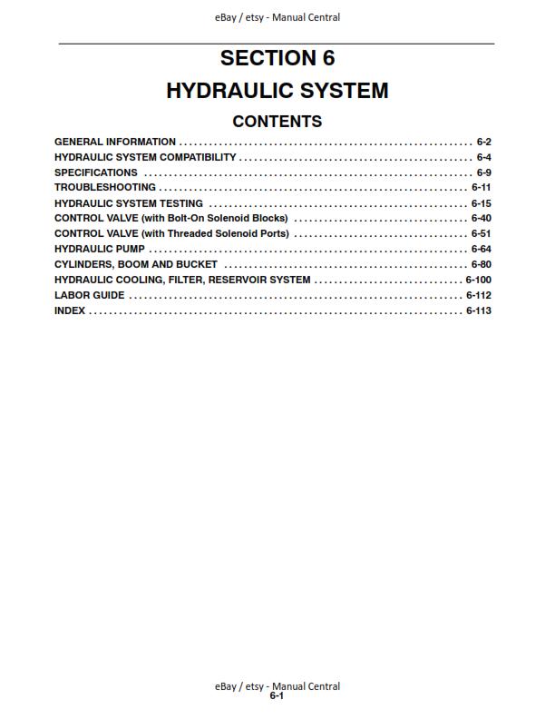 NEW HOLLAND SKID STEER LOADER L565 LX565 LX665 WORKSHOP SERVICE MANUAL REPRINTED