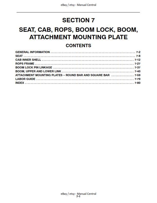 NEW HOLLAND SKID STEER LOADER L565 LX565 LX665 WORKSHOP SERVICE MANUAL REPRINTED