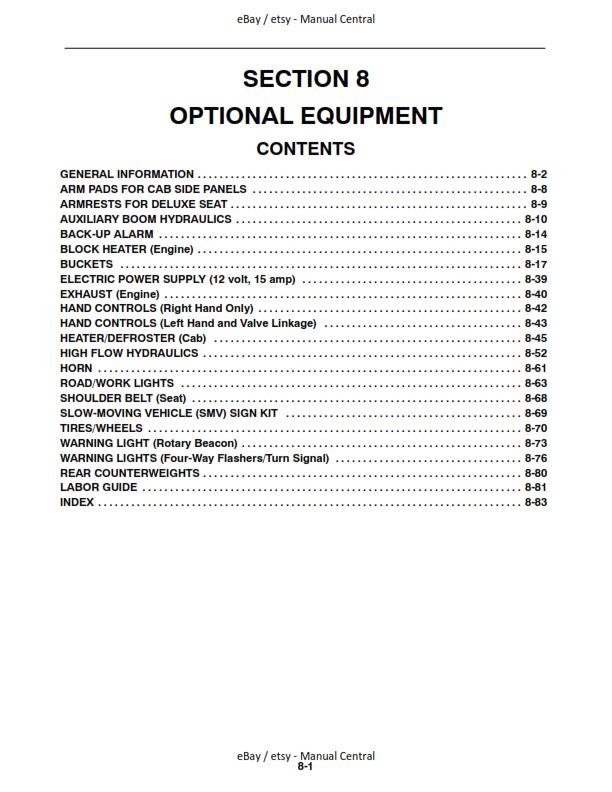 NEW HOLLAND SKID STEER LOADER L565 LX565 LX665 WORKSHOP SERVICE MANUAL REPRINTED