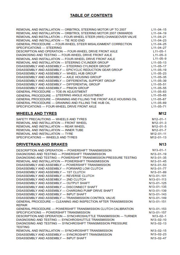 TEREX 820 860 880 970 980 TX760B TX860B TX970B TX980B SERVICE MANUAL 08 REPRINT
