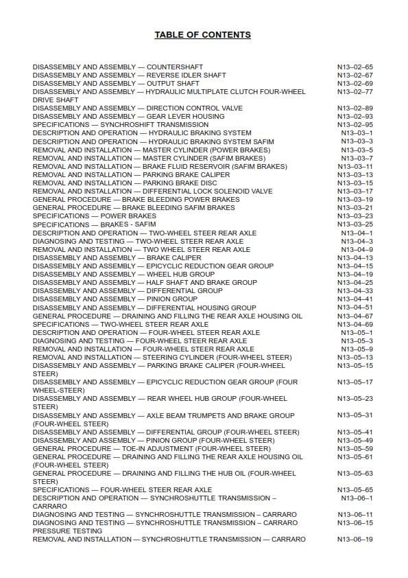 TEREX 820 860 880 970 980 TX760B TX860B TX970B TX980B SERVICE MANUAL 08 REPRINT