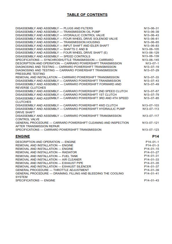 TEREX 820 860 880 970 980 TX760B TX860B TX970B TX980B SERVICE MANUAL 08 REPRINT