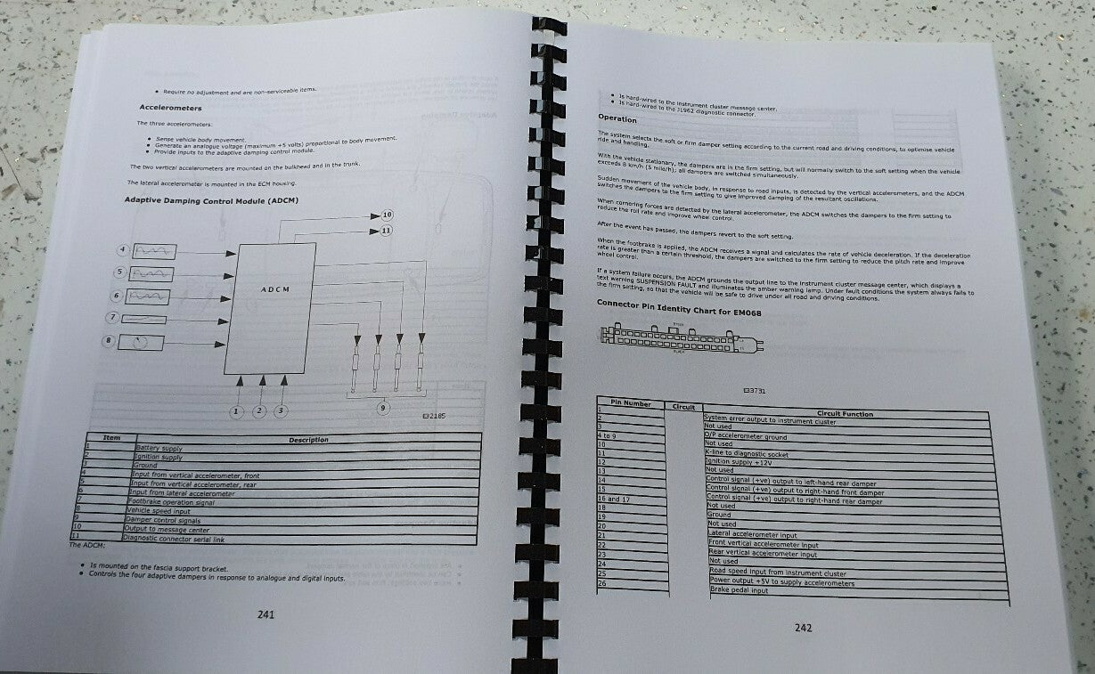 100 GSM - JAGUAR X308 XJ XJ8 XJR 1998 - 2003 WORKSHOP SERVICE MANUAL REPRINTED