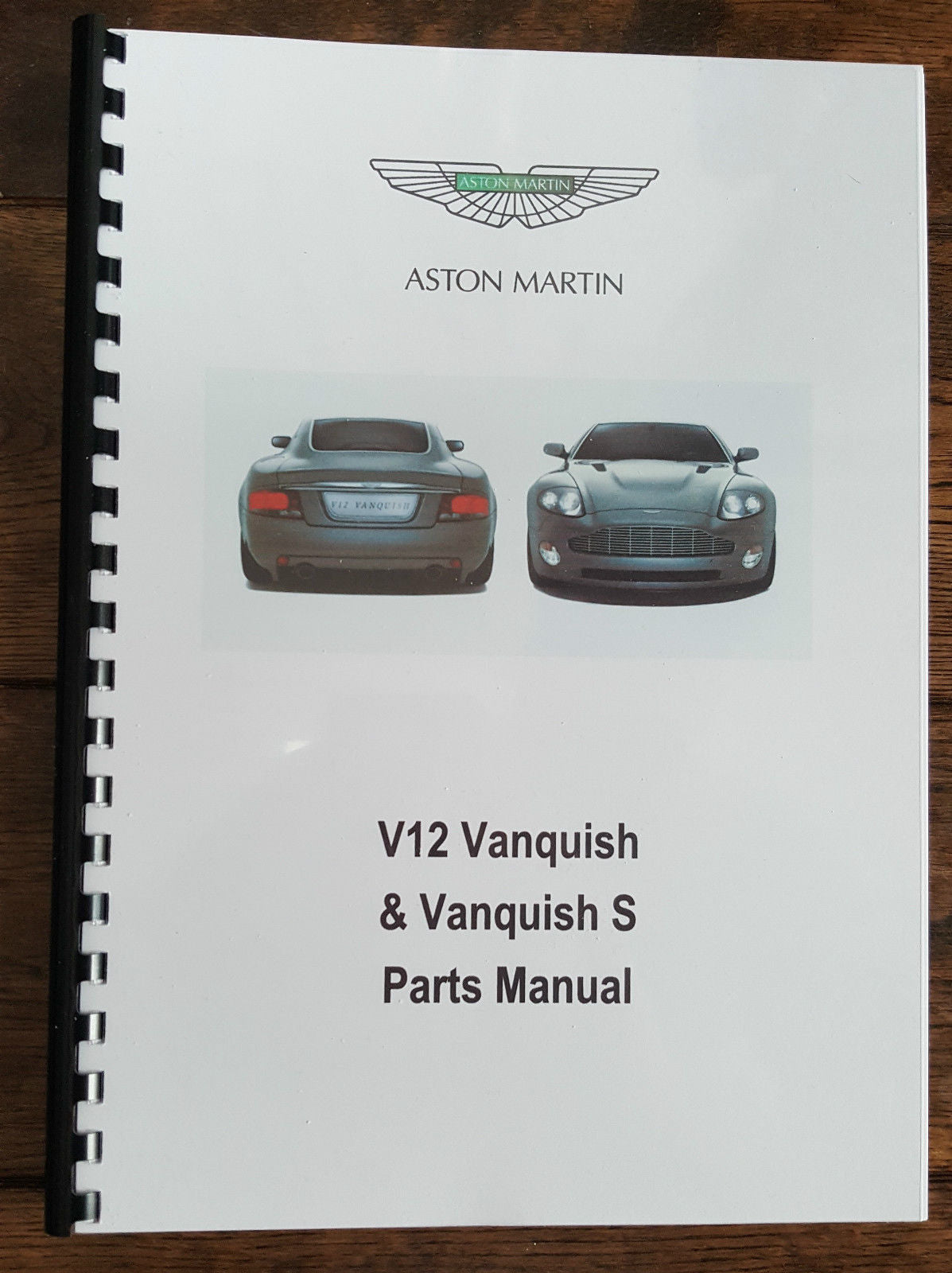 ASTON MARTIN V12 VANQUISH 01-07 PARTS WORKSHOP & OBD MANUAL SET REPRINTED